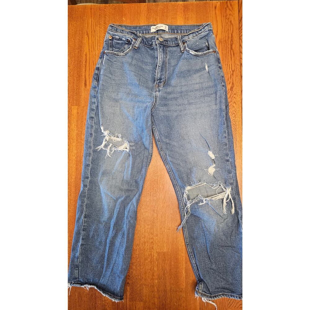 Abercrombie & Fitch Ankle‎ straight Ultra High Rise size 29/ 8s
